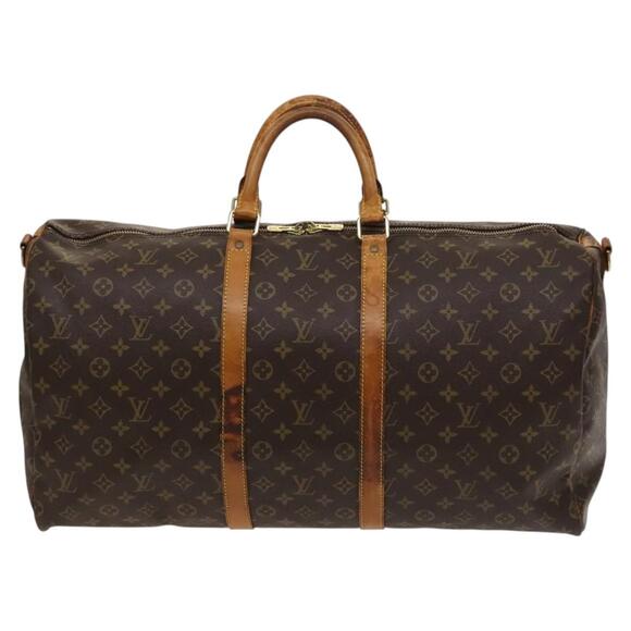LOUIS VUITTON Monogram Keepall Bandouliere 55 Boston Bag M41414 - Picture 2 of 16